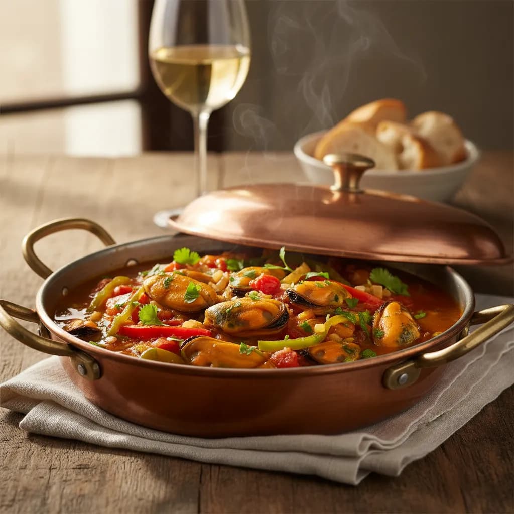 Cataplana de Mexilhões à Algarvia