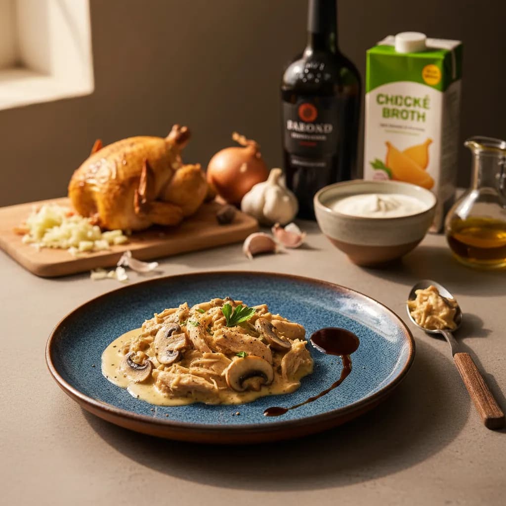 Galinha de Fricassé à Portuguesa