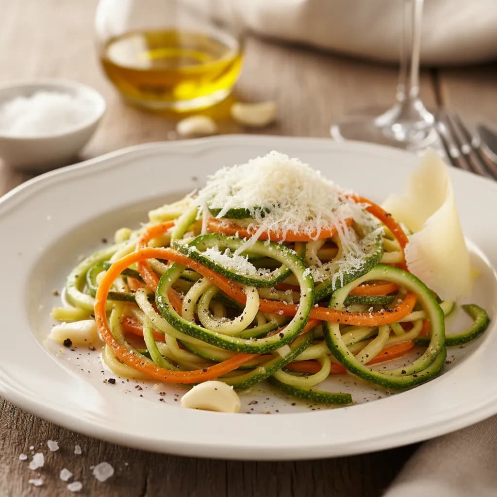 Esparguete de Courgette e Cenoura