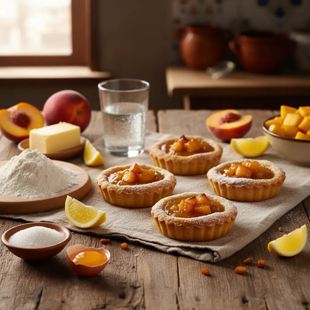 Tortas Macias de Pêssego