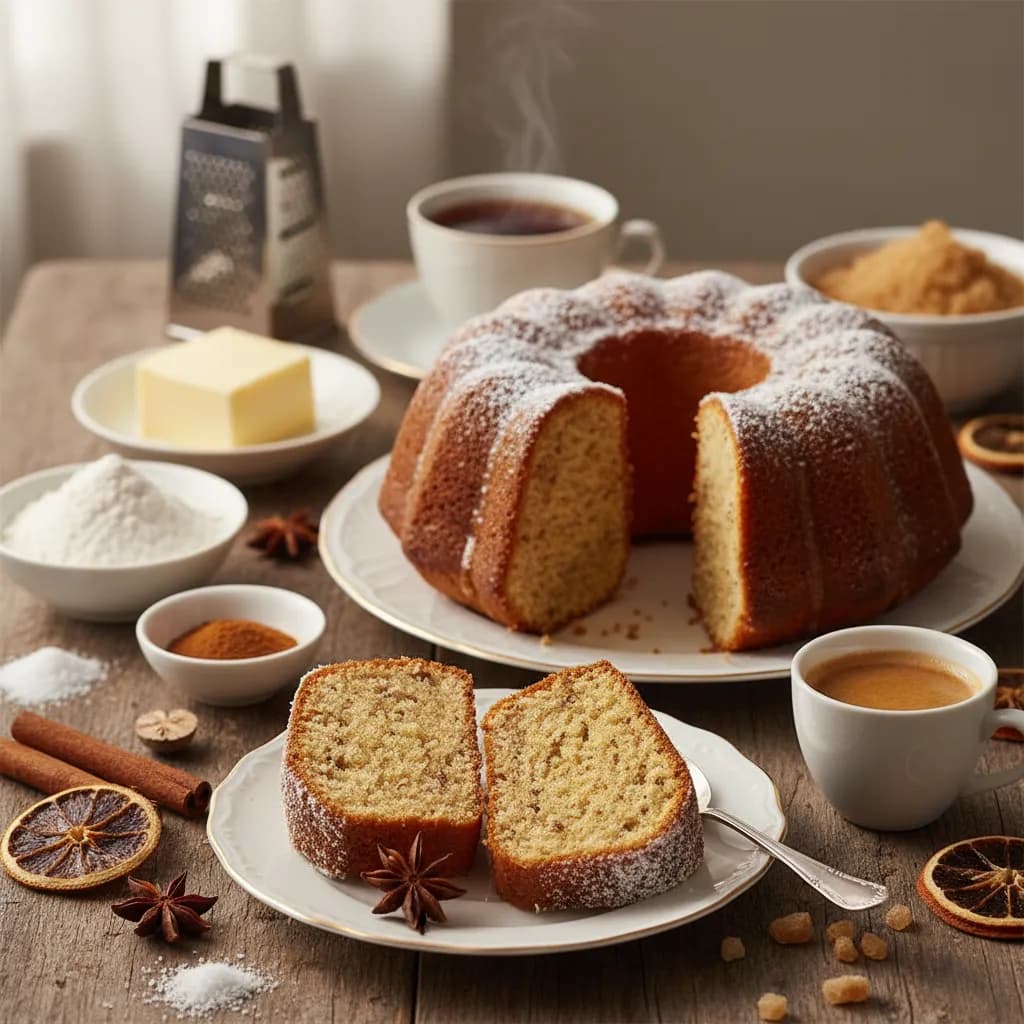 Bolo de Canela e Erva-Doce