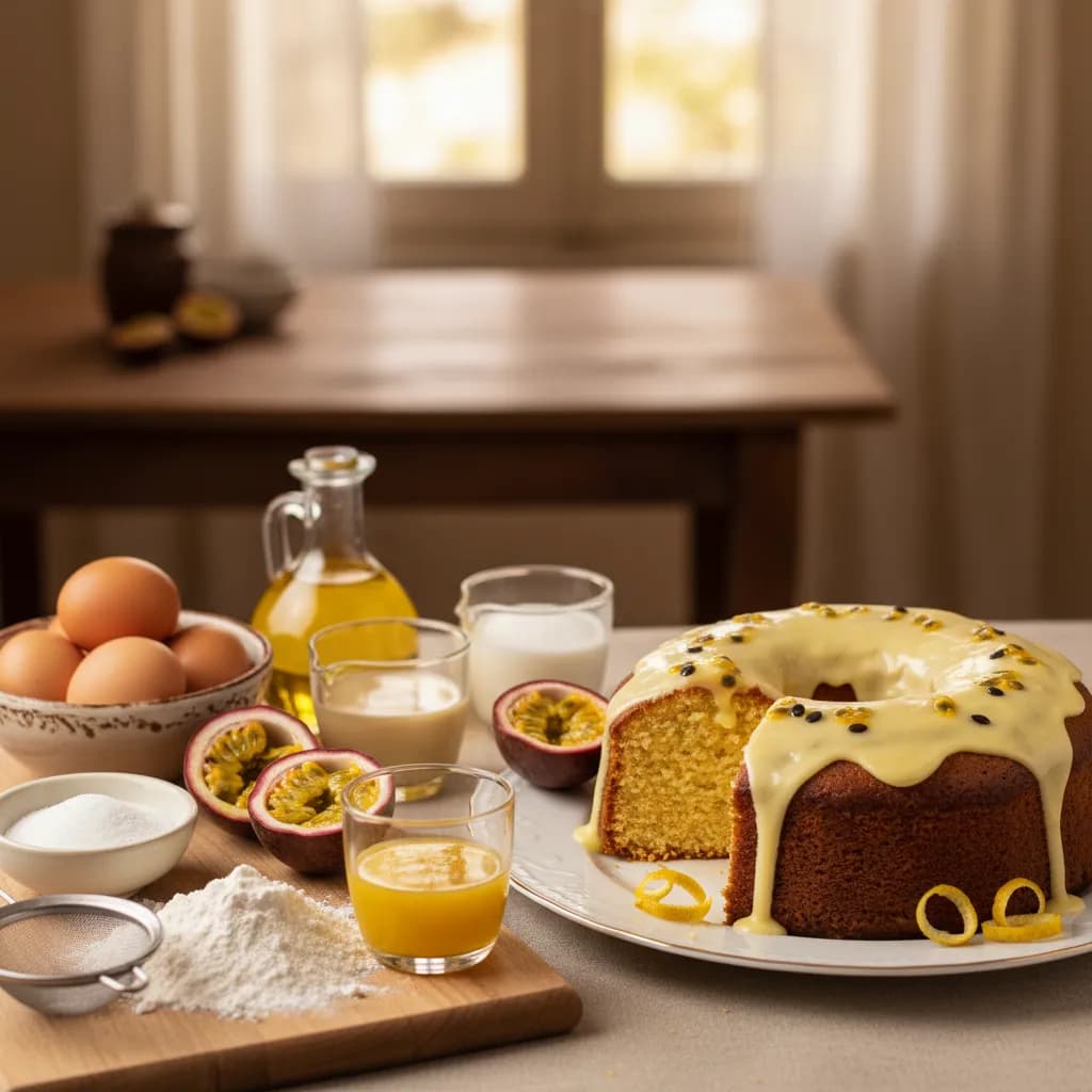 Bolo de Maracujá Delicioso