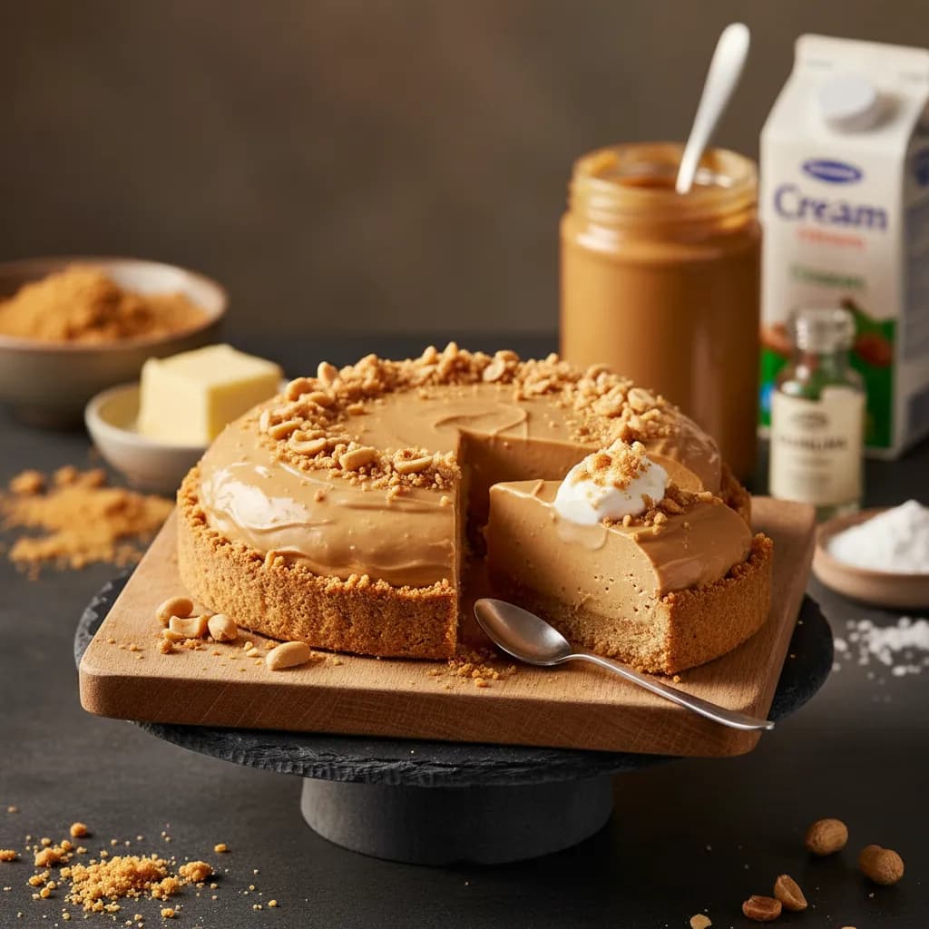 Tarte de Amendoim Cremosa