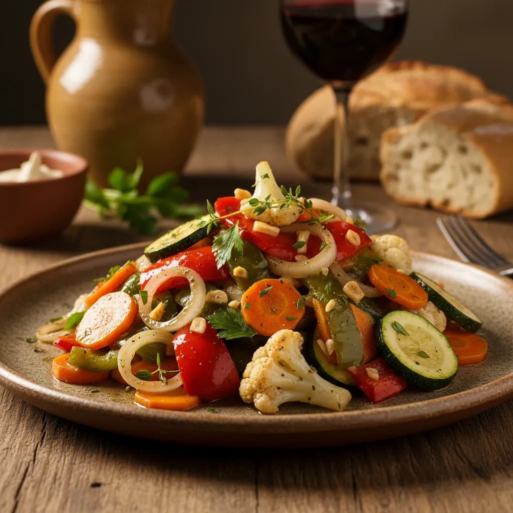 Vegetais Salteados à Portuguesa