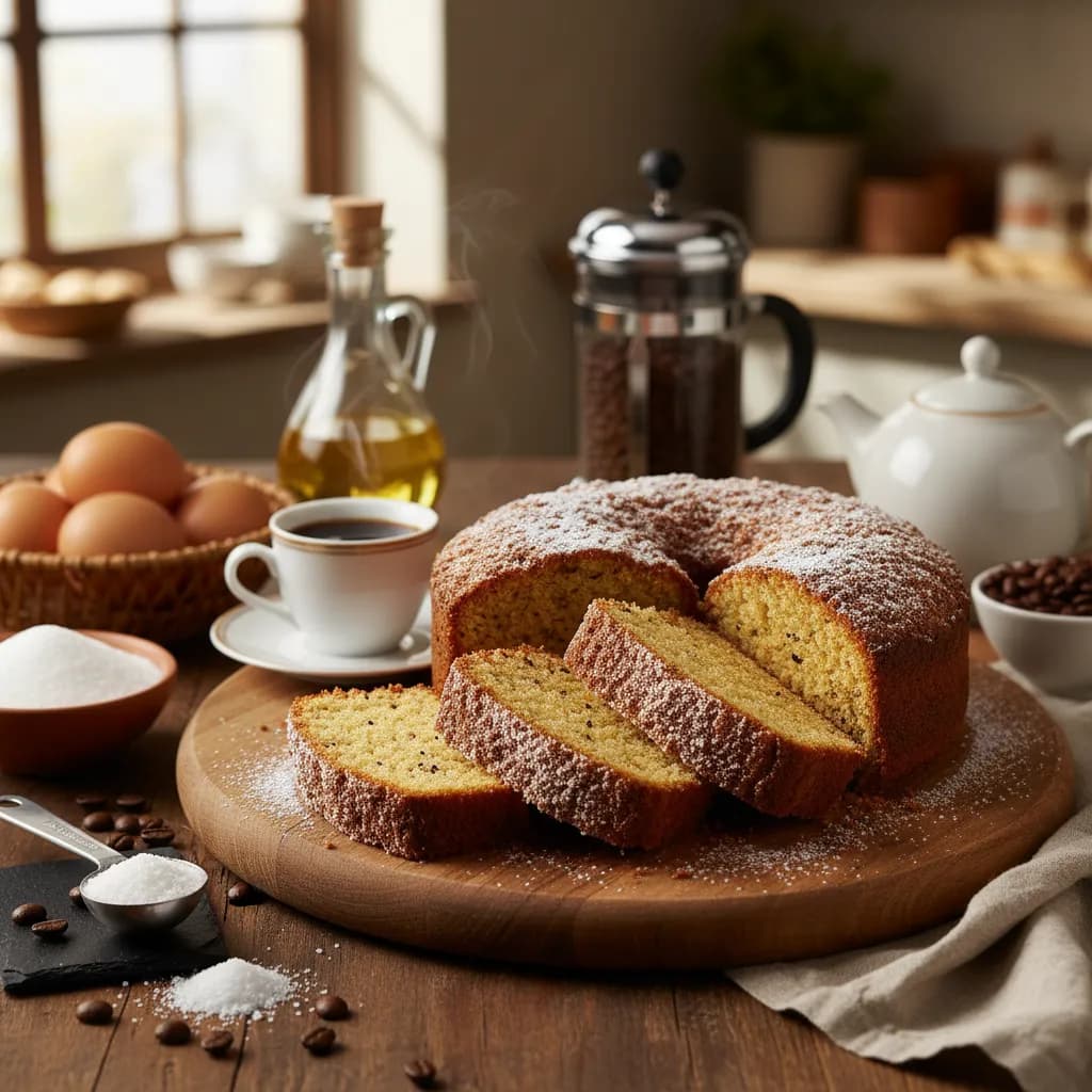 Bolo Seco de Café