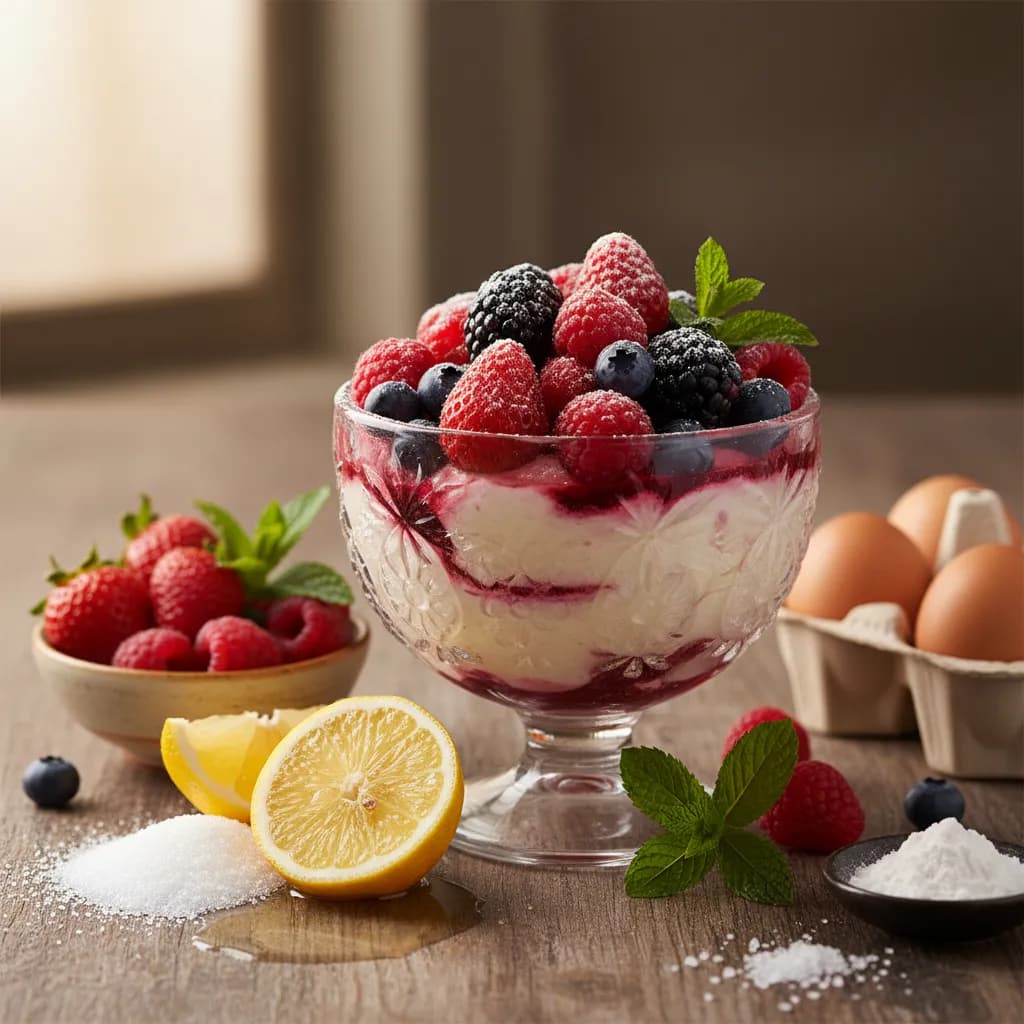 Mousse de Frutos Vermelhos