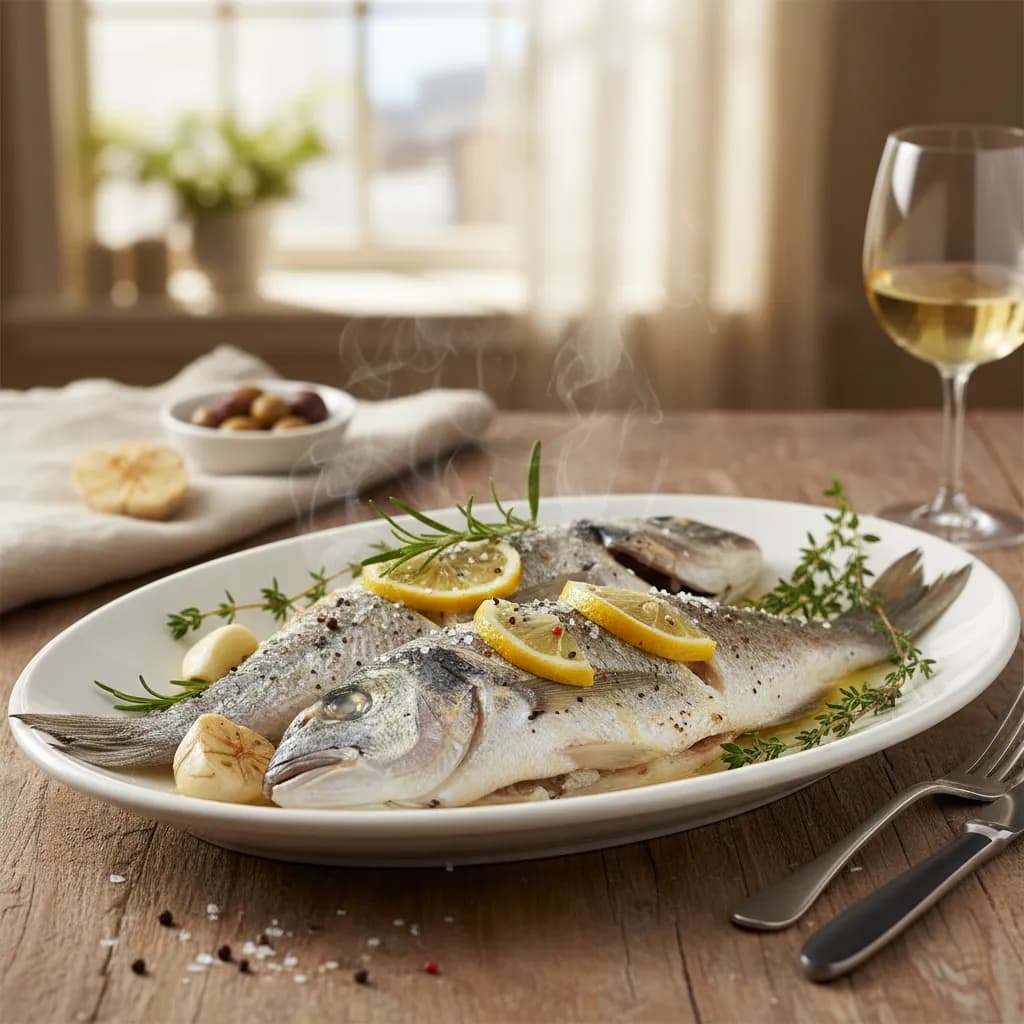 Dourada Aromatizada Ao Vapor na Bimby