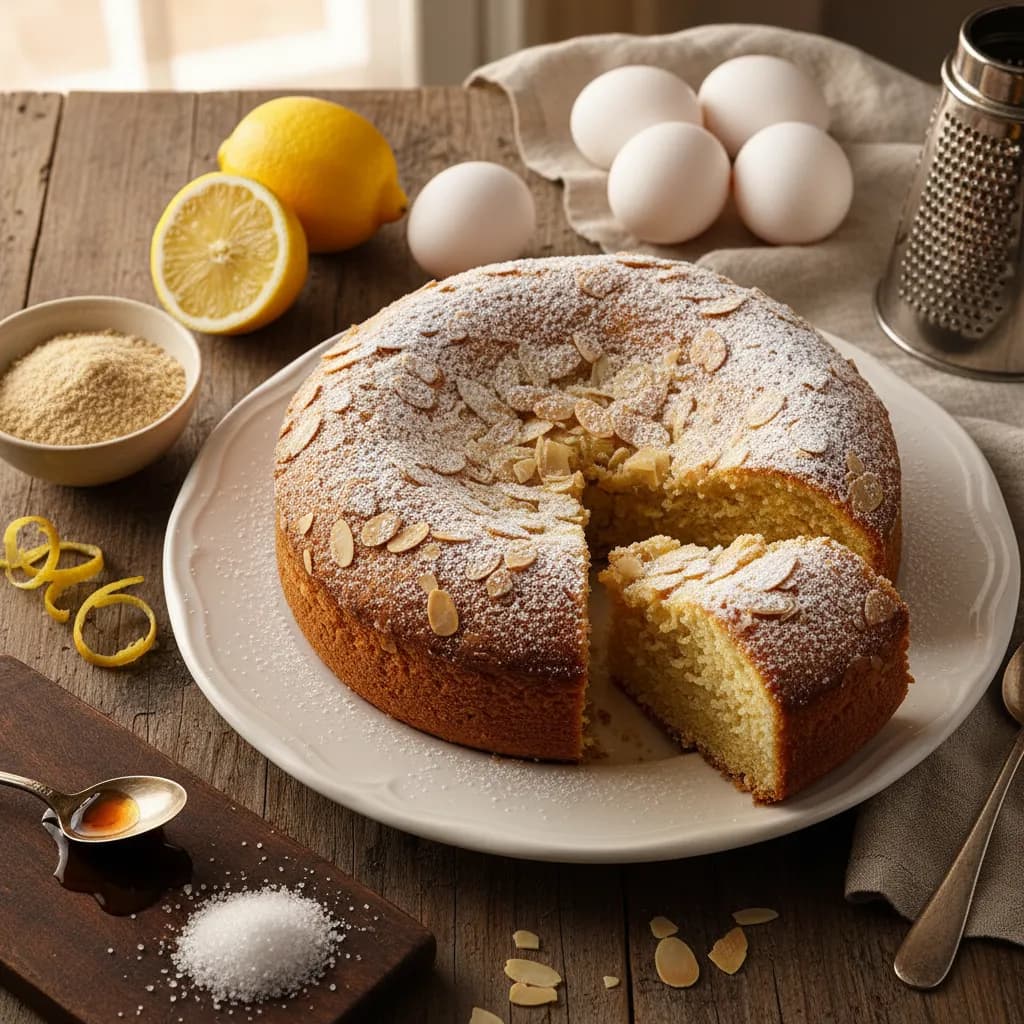 Torta Fofa de Amêndoa