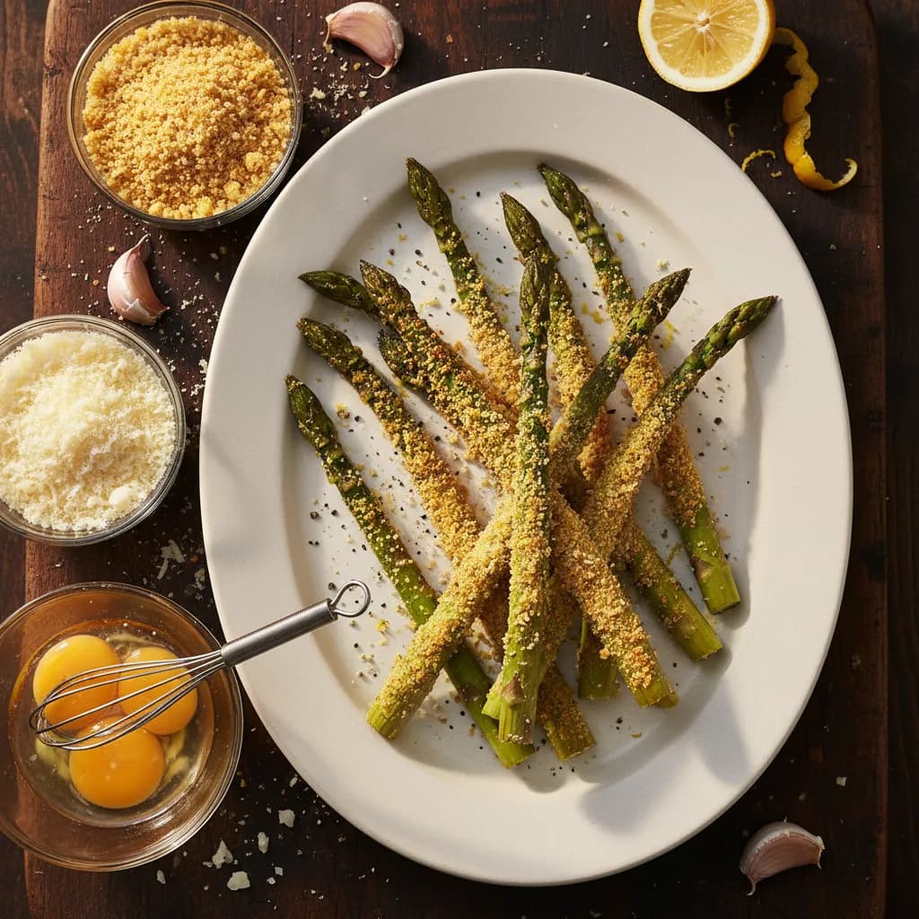 Espargos Crocantes no Forno