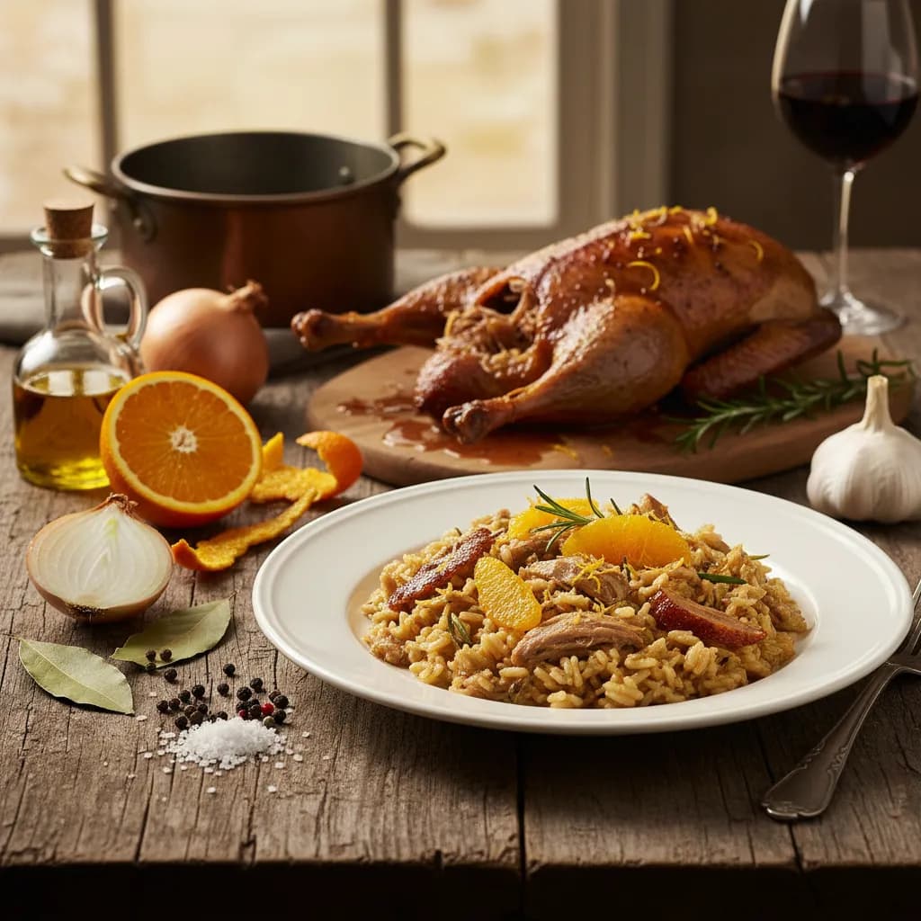 Arroz de Pato com Laranja