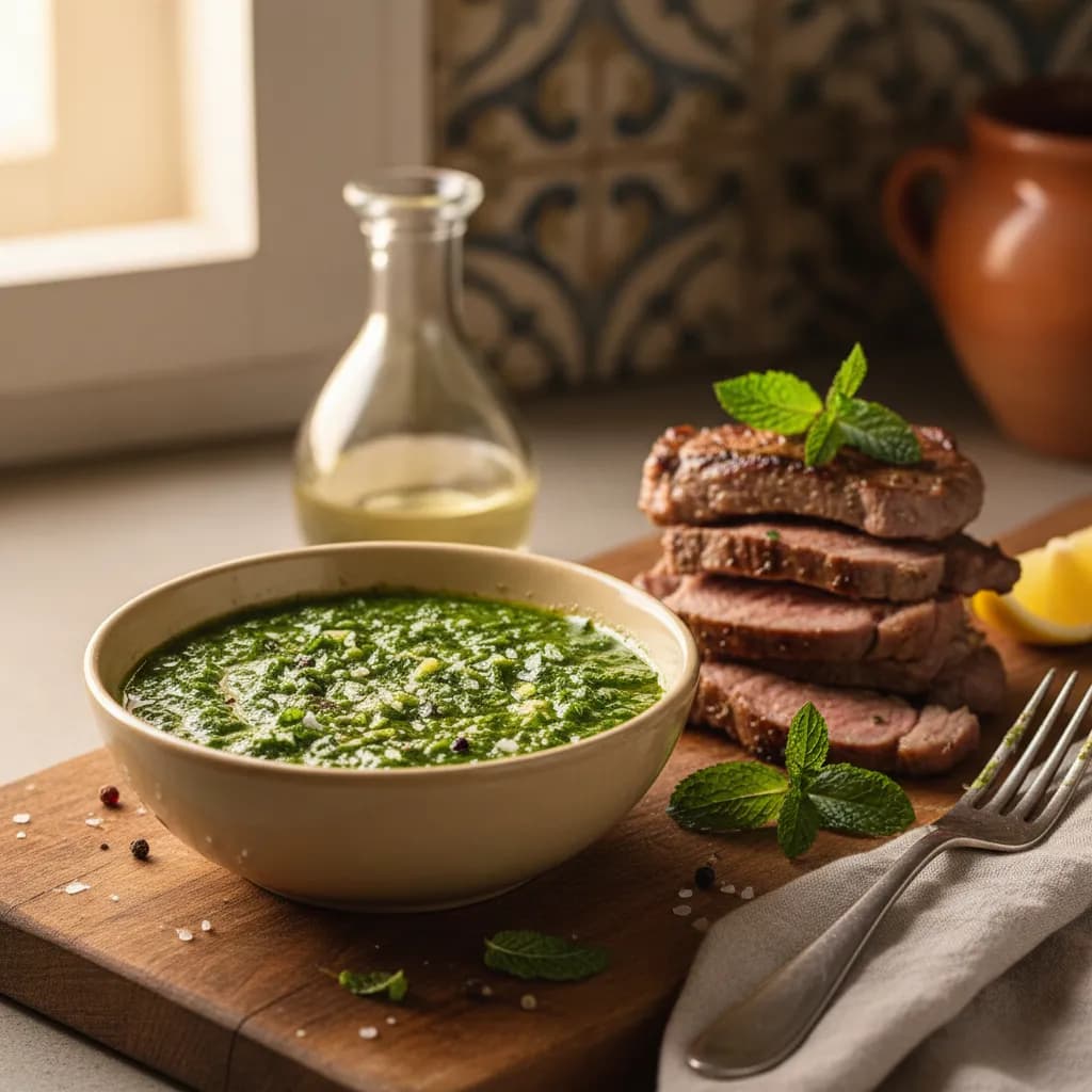 Molho de Hortelã Muito Simples