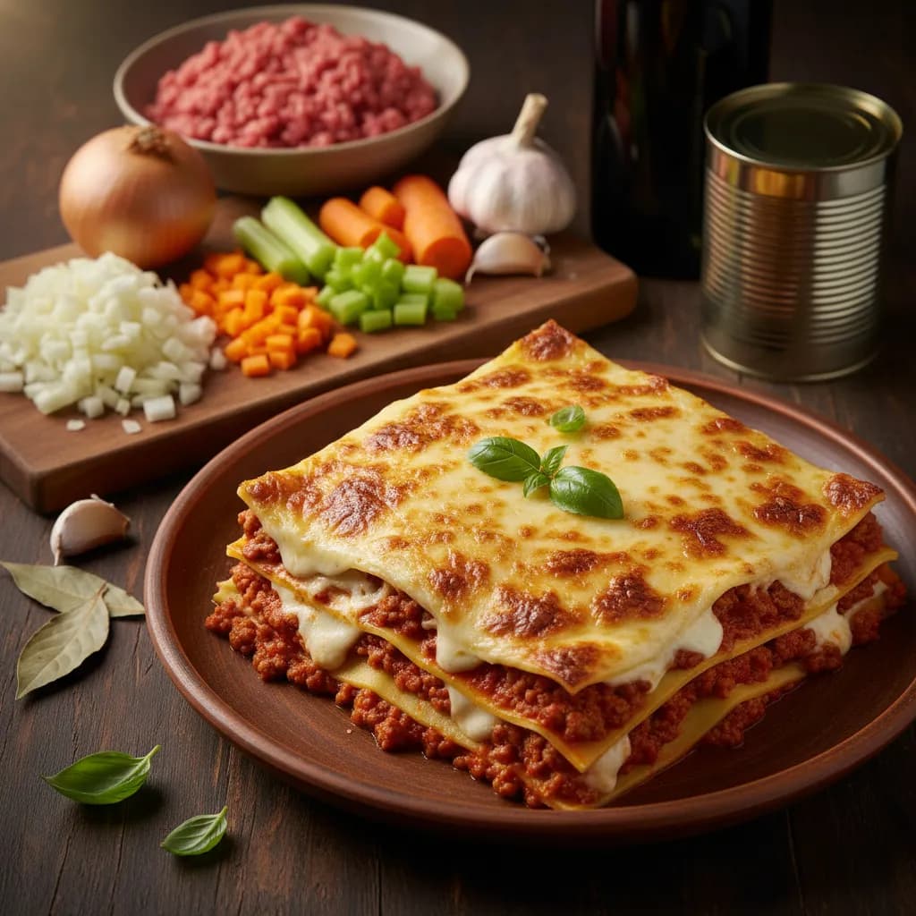 Lasanha à Bolonhesa Cremosa