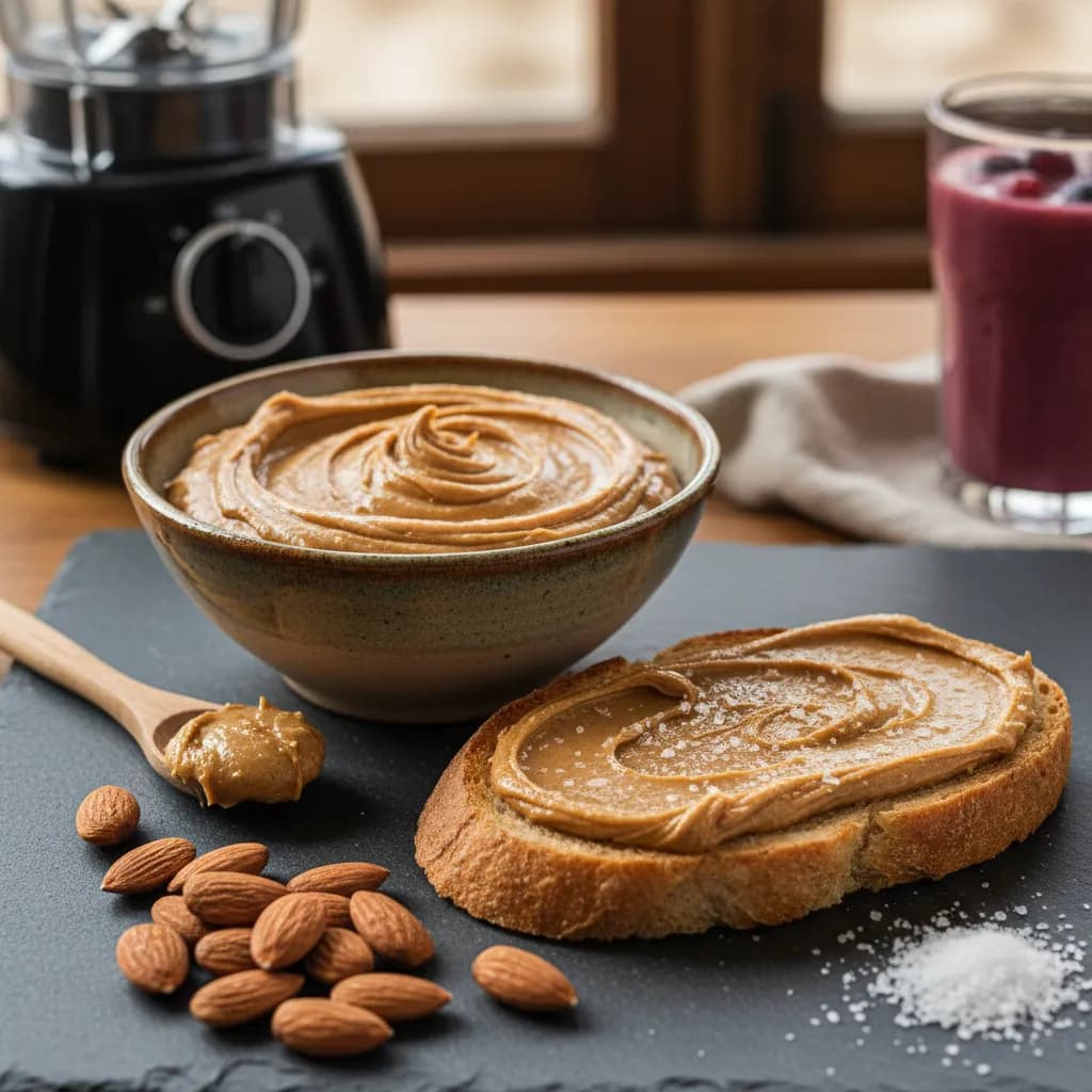 Manteiga de Amêndoa Caseira