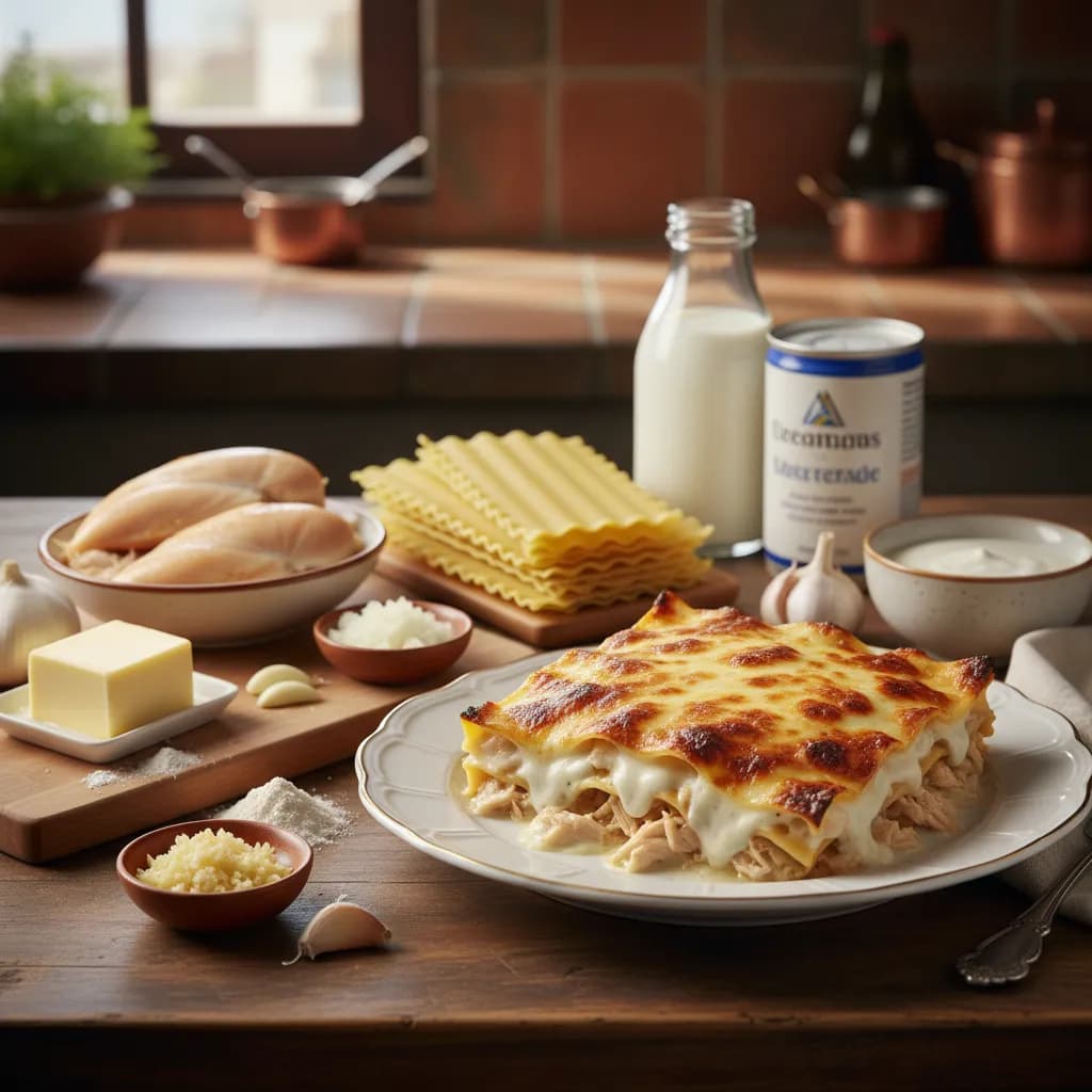 Lasanha Cremosa de Frango