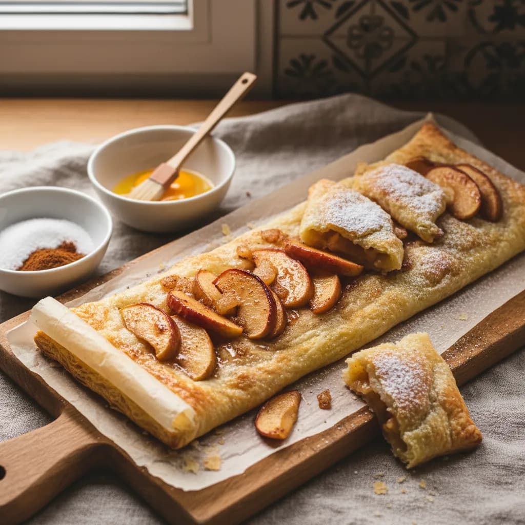 Folhado de Maçã Rápido