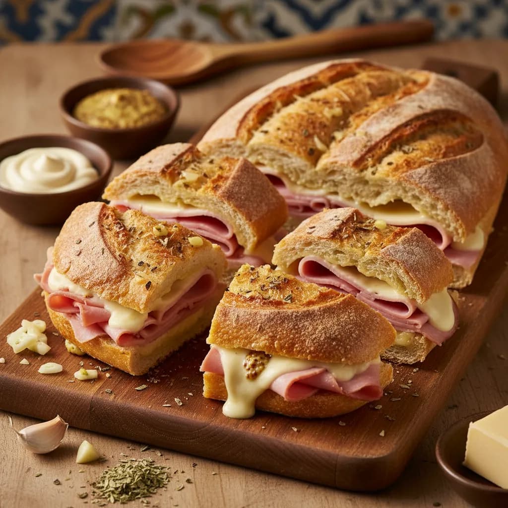 Pão Recheado Fácil Rápido