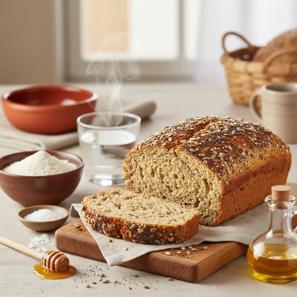Pão de Quinoa Sem Glúten