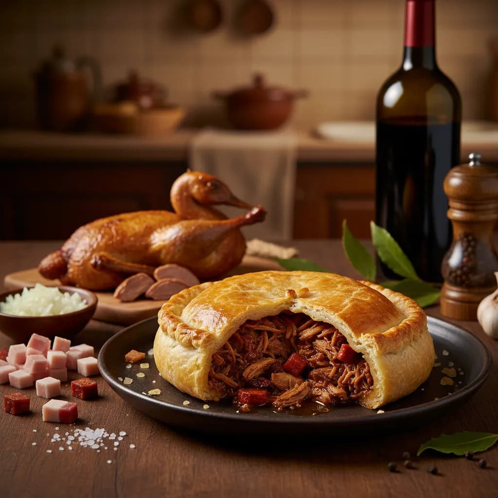 Empada de Pato à Portuguesa