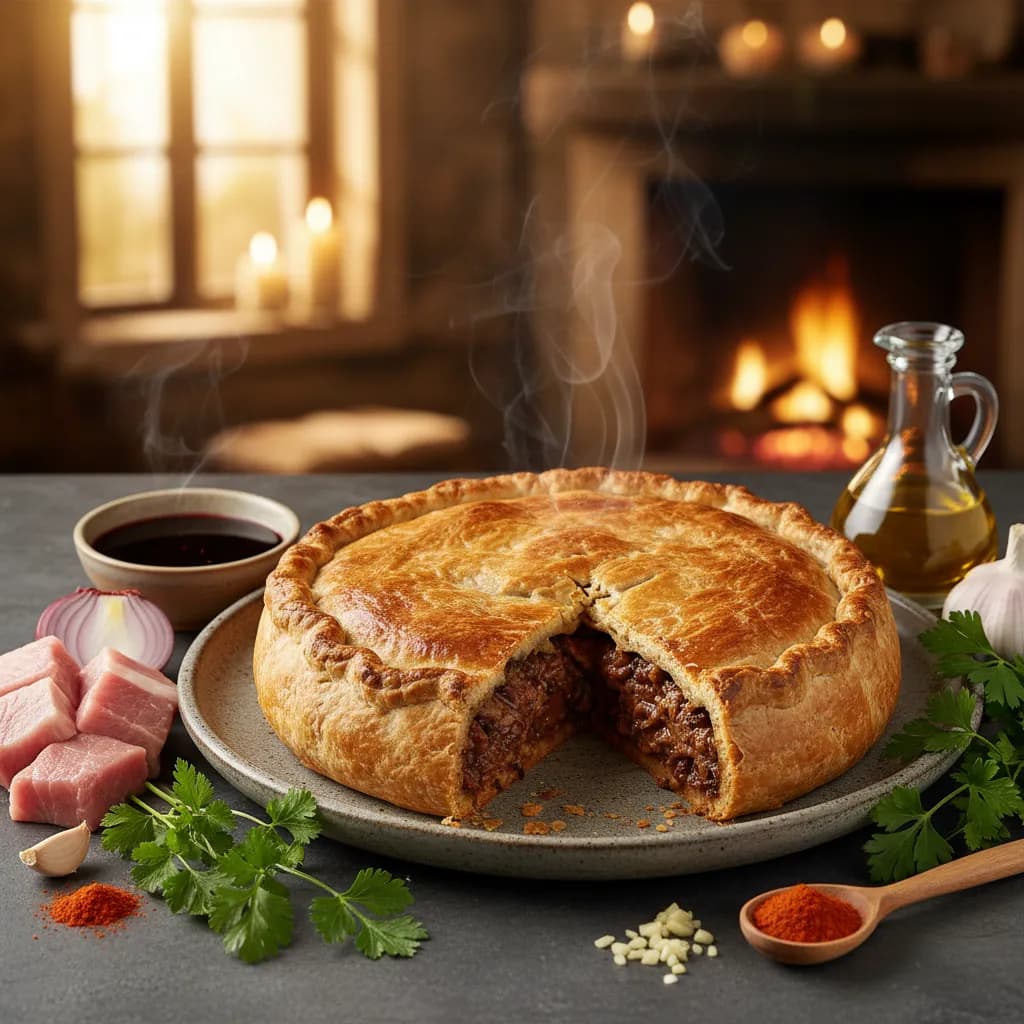 Torta de Natal Tradicional Portuguesa