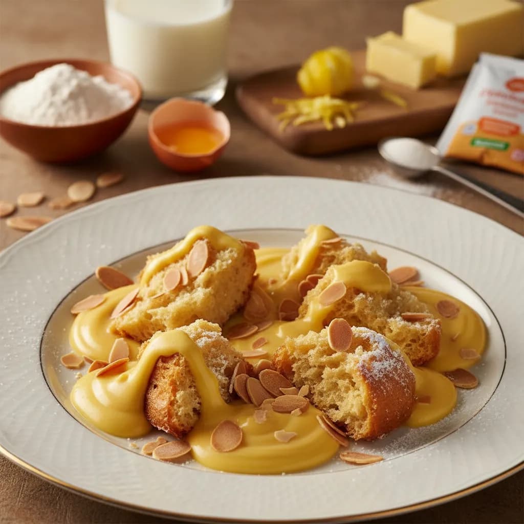 Bolo Rei Escangalhado com Doce de Ovos e Amêndoas