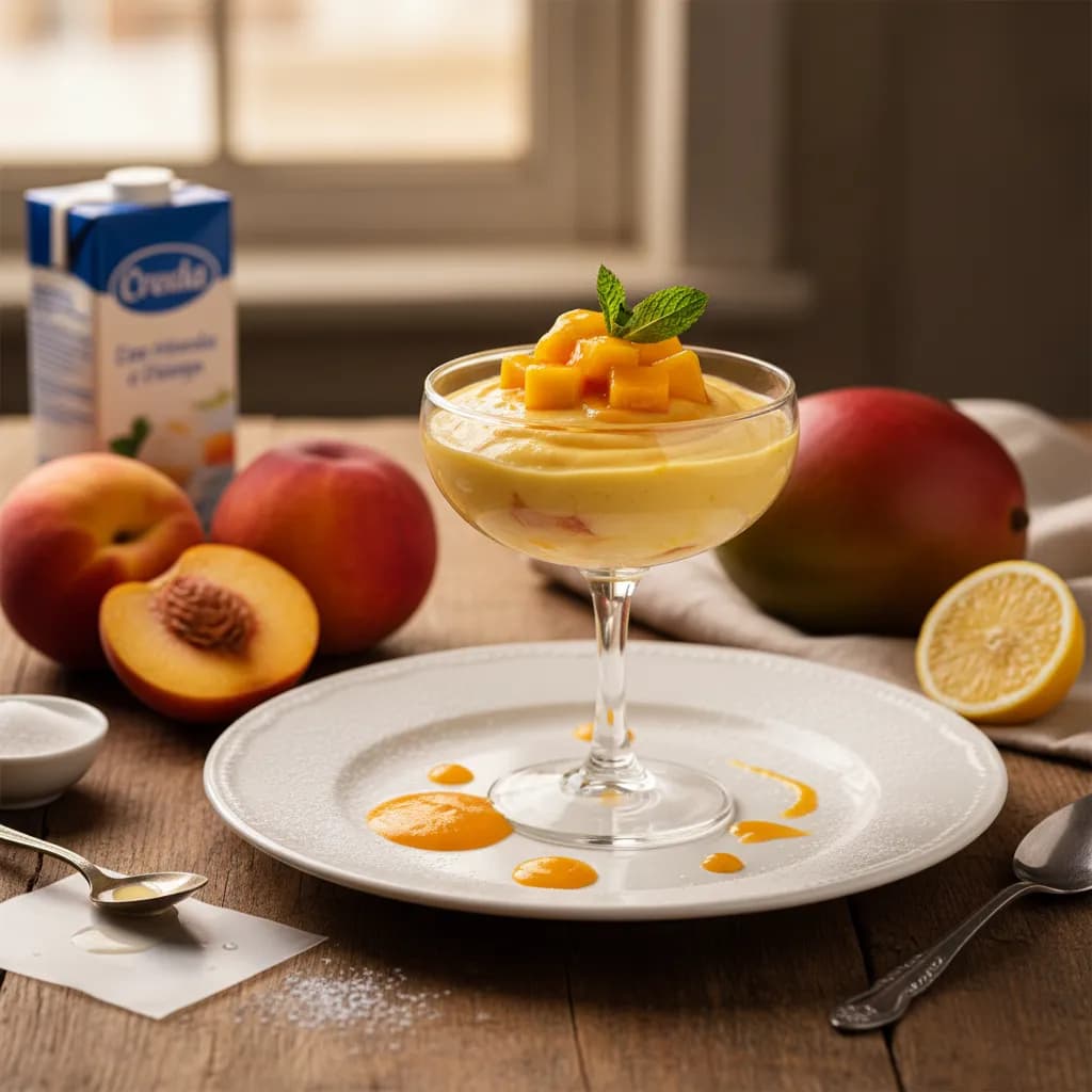 Semifrio de Pêssego e Manga