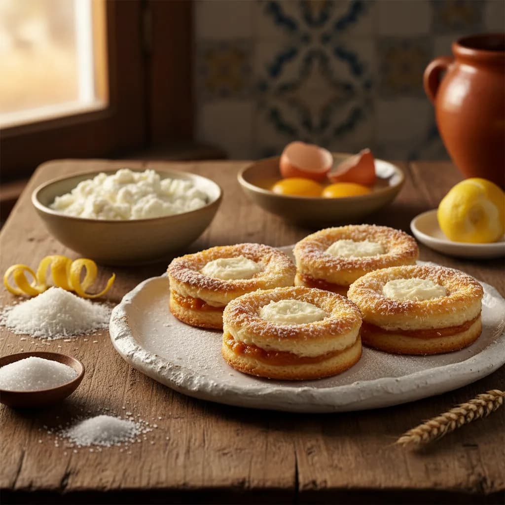 Queijada de Requeijão, Coco e Doce de Abóbora