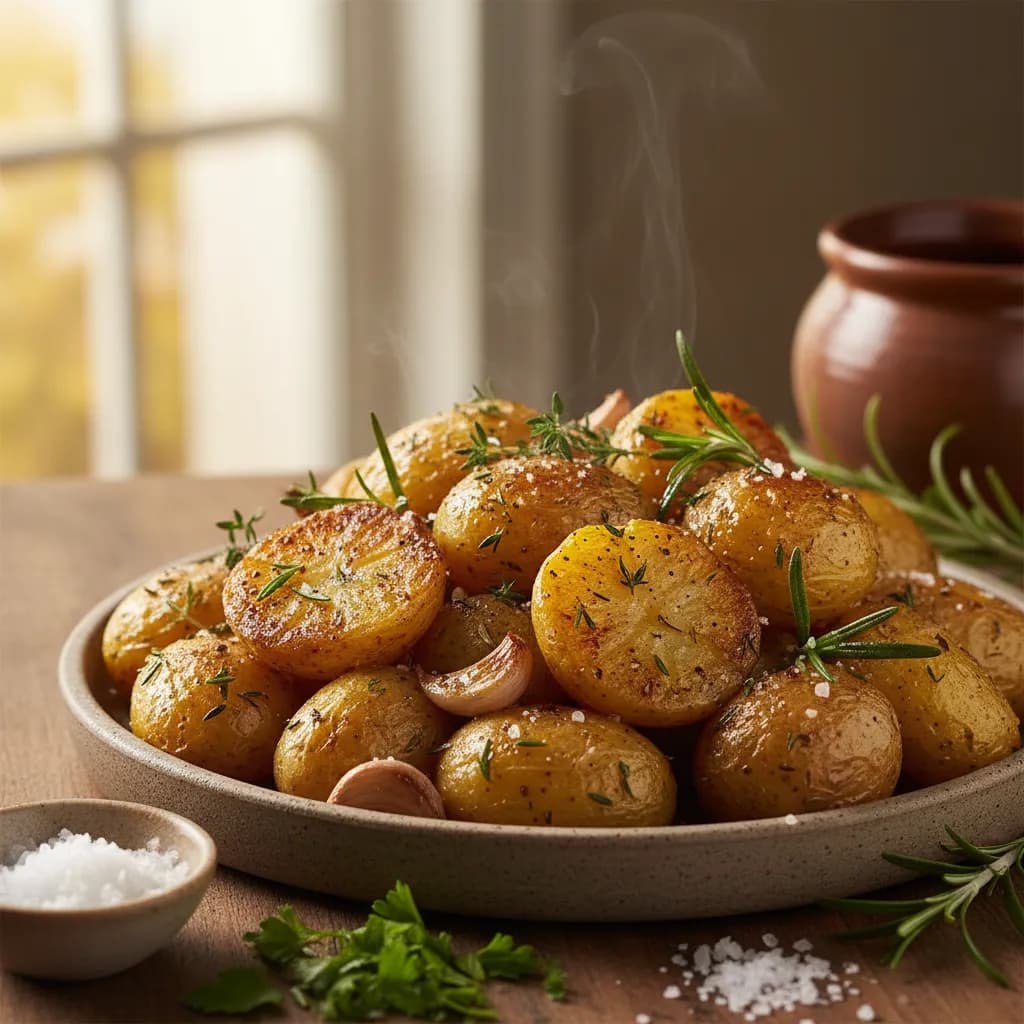 Batatas Douradas no Forno - Um Acompanhamento Perfeito