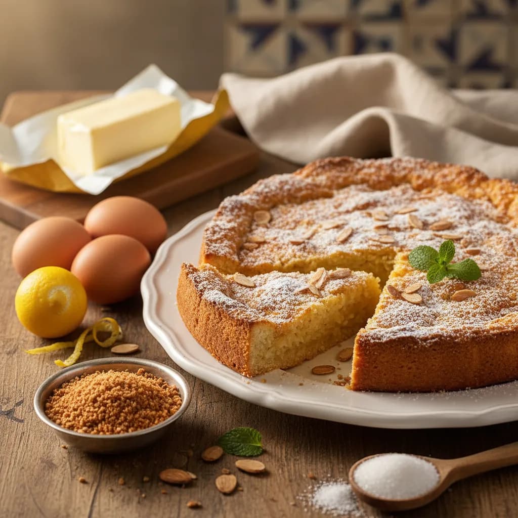 Tarte de Amêndoa Muito Fácil e Rápida de Fazer