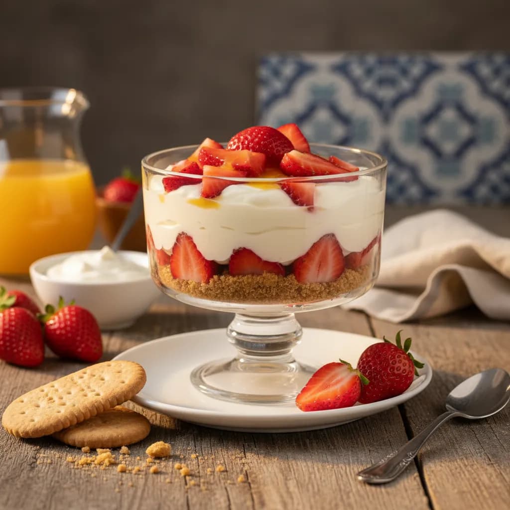 Delícia de Morango: Uma Sobremesa Refrescante