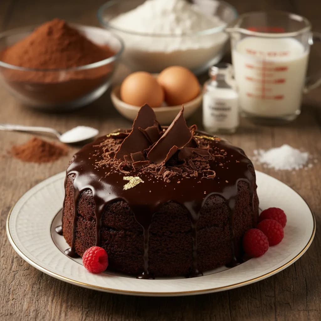 Bolo de Chocolate Tradicional Português