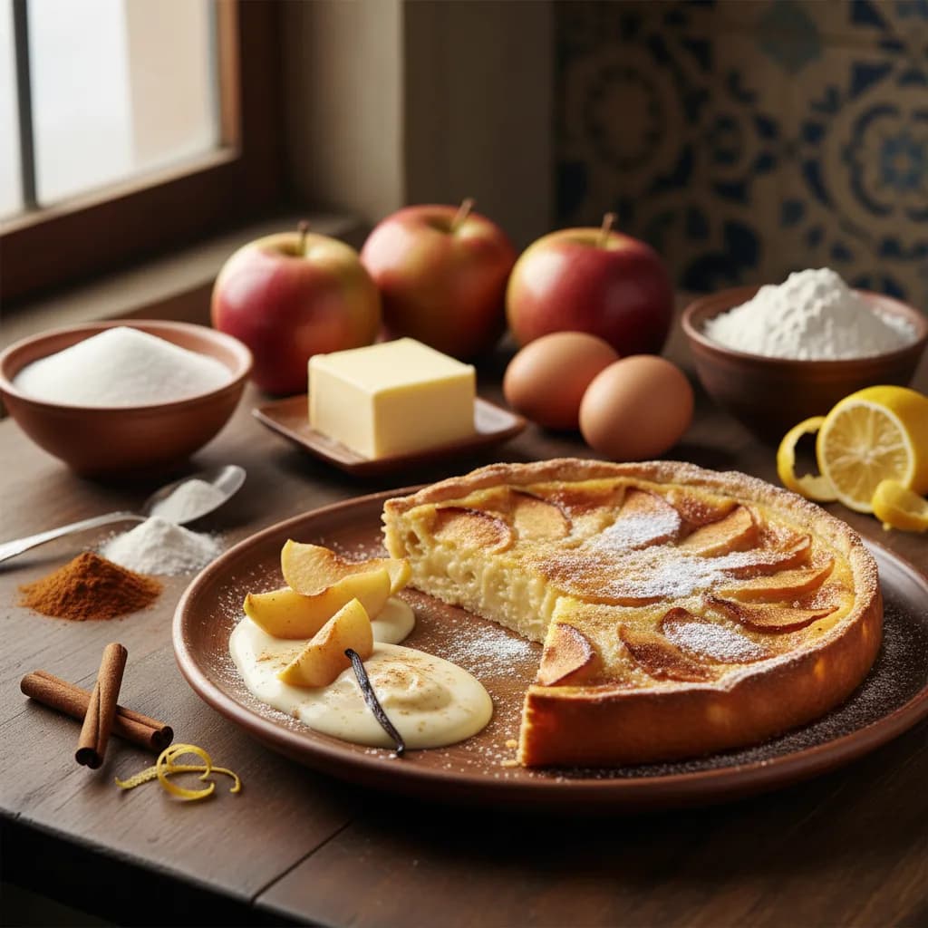 Tarte de Maçã Cremosa e Muito Fácil de Fazer