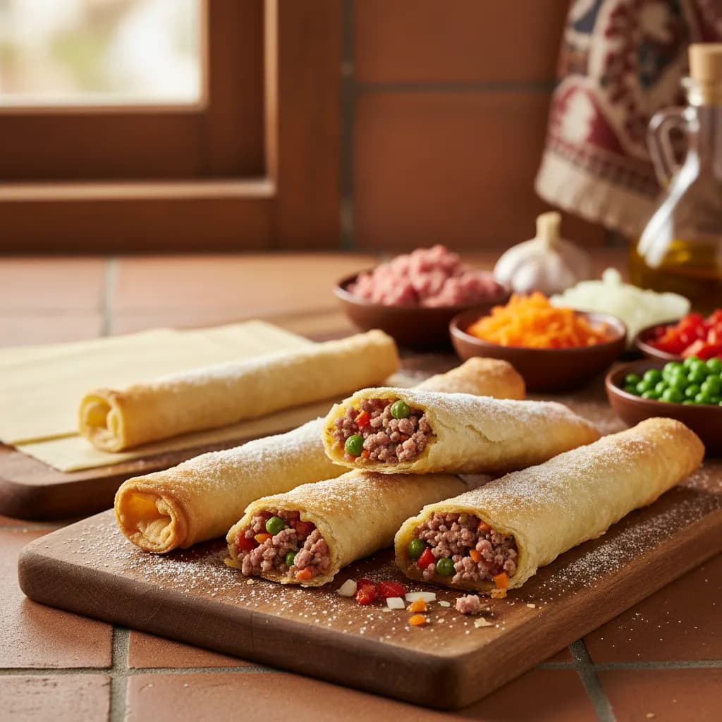 Filhos Enroladas da Avó Palmira: Estaladiças e Deliciosas