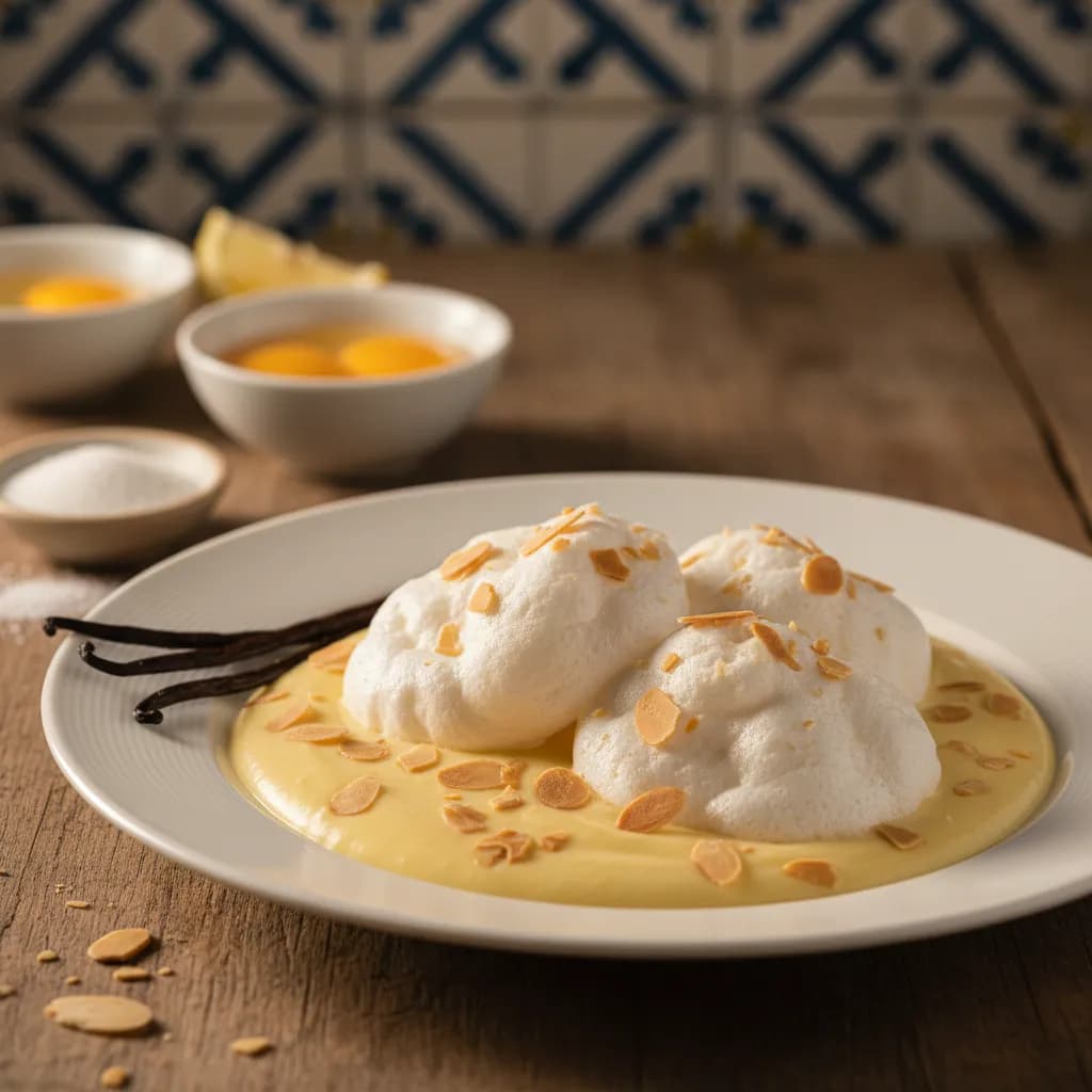 Farofias com Creme de Baunilha e Amêndoa