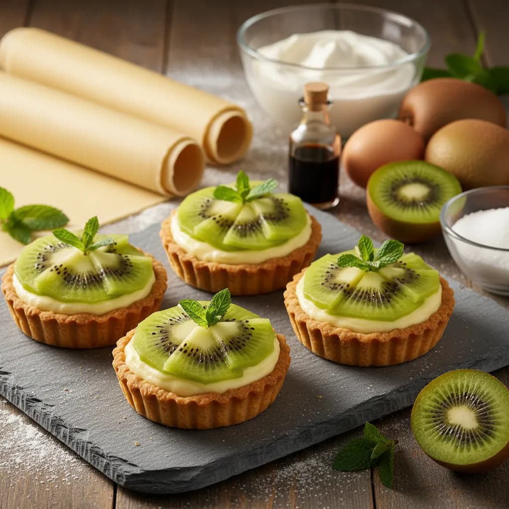 Tarteletes de Kiwi Deliciosas