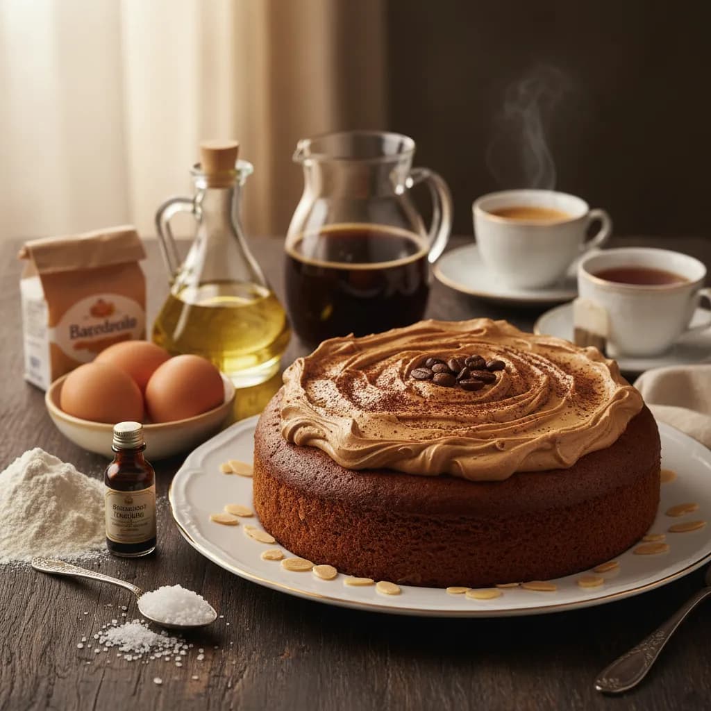 Bolo de Café Cremoso