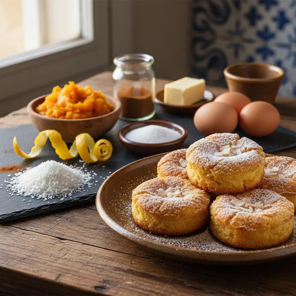 Queijada de Abóbora e Coco