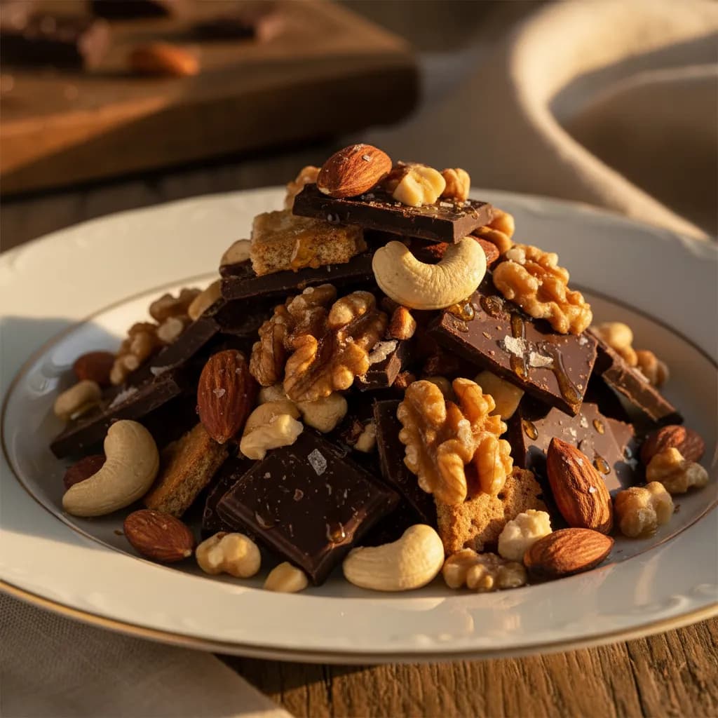 Escangalhado de Frutos Secos e Chocolate