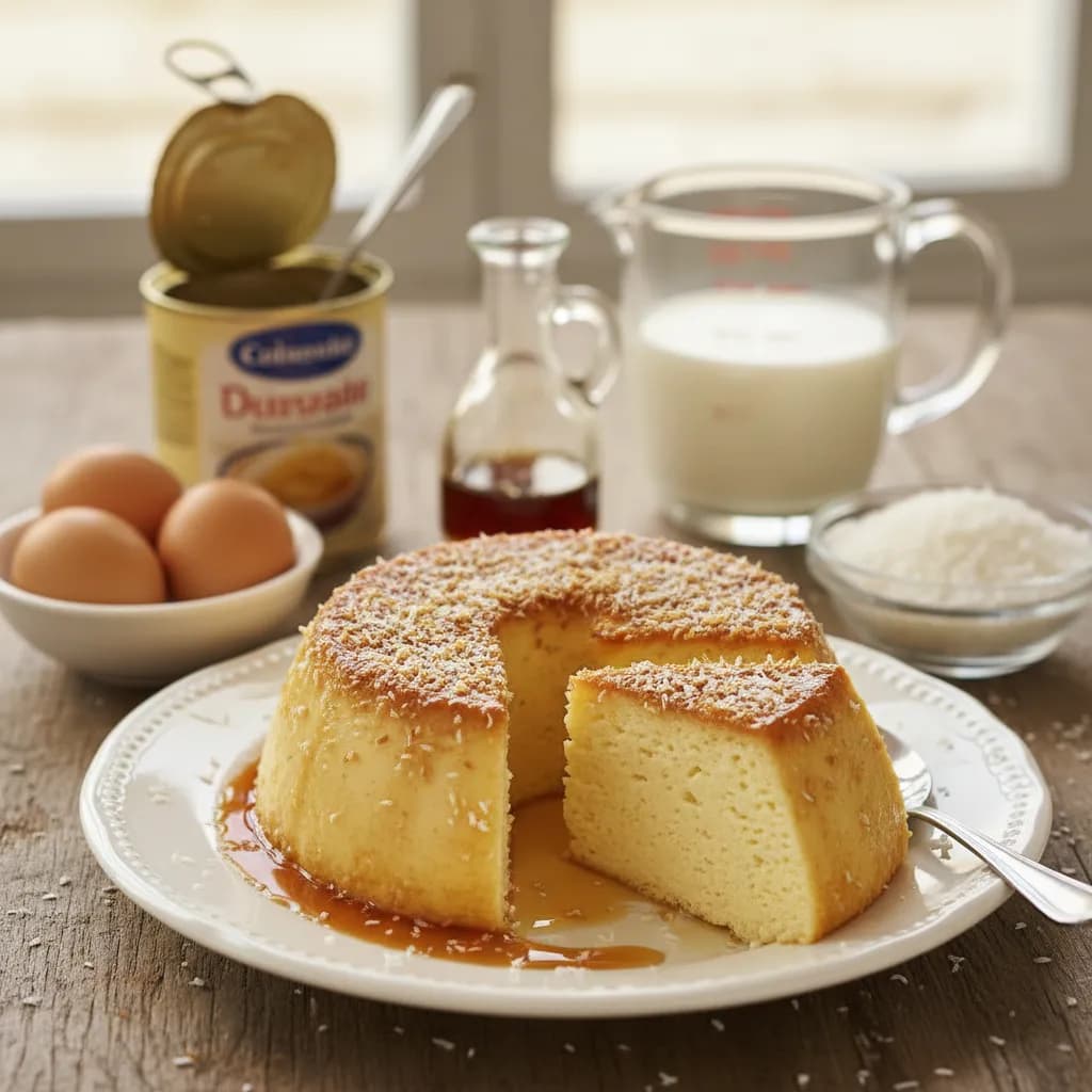 Pudim de Leite Condensado e Coco (Micro-ondas em 10 Minutos)