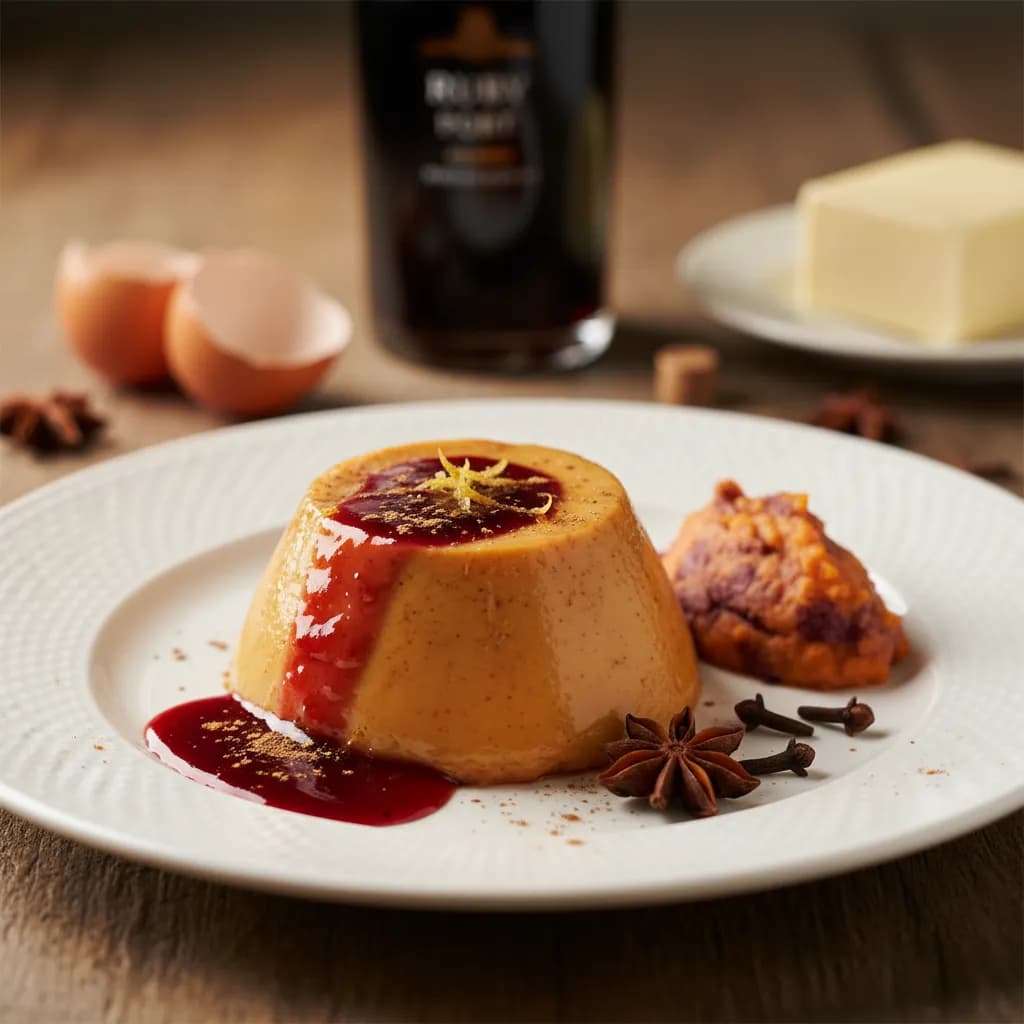 O Meu Pudim de Vinho do Porto e Batata Doce