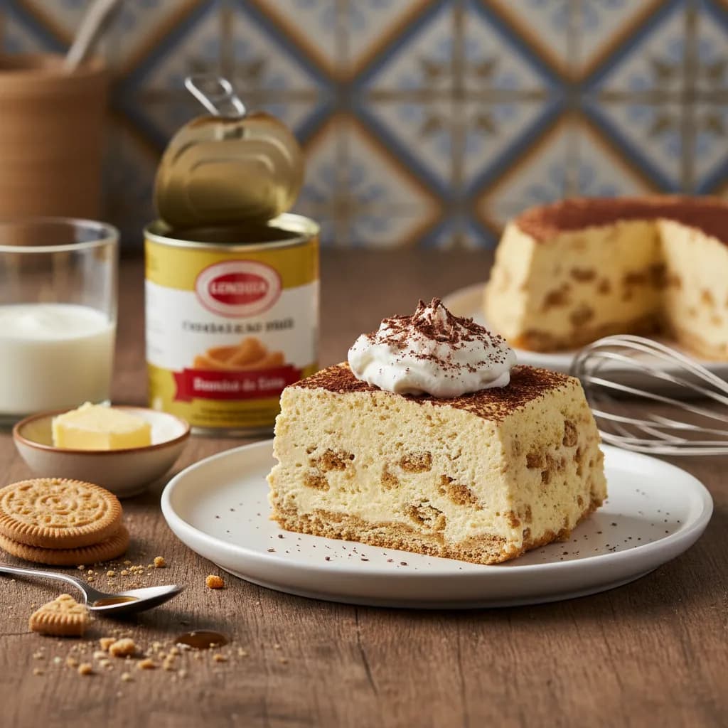 Semifrio de Bolacha Maria e Leite Condensado (Bimby)