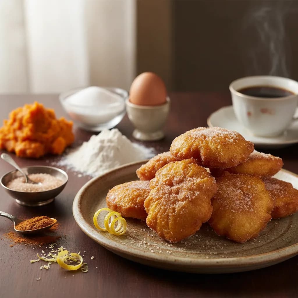 Broinhas de Batata Doce para os Santos