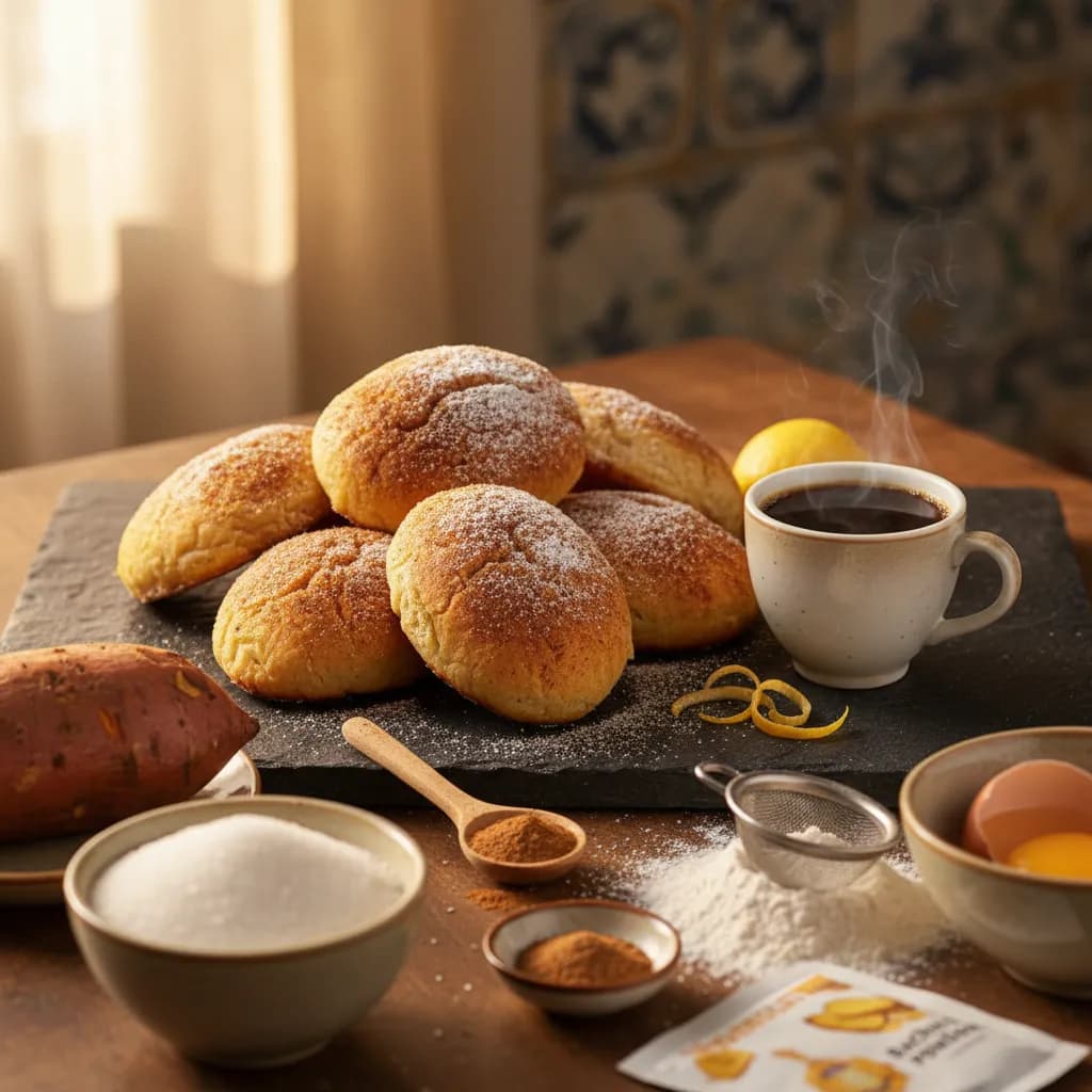 Broas de Batata Doce (ou Broas Castelares)