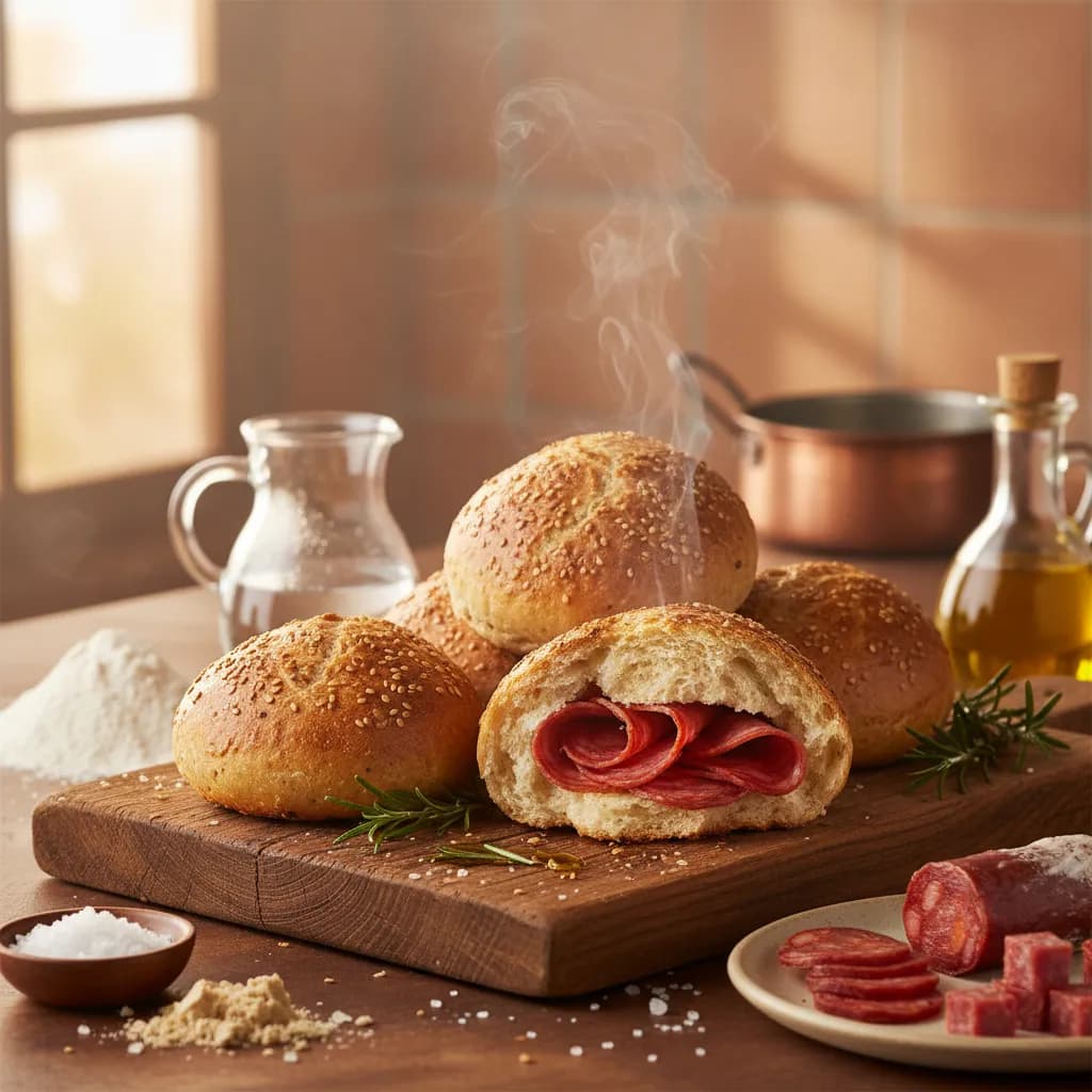 Pãozinho com Chouriço Muito Fáceis de Fazer